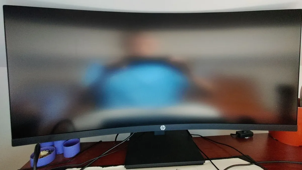 HP Curved Monitor - M34d Wide Quad HD 34" IPS LCD - Image 1