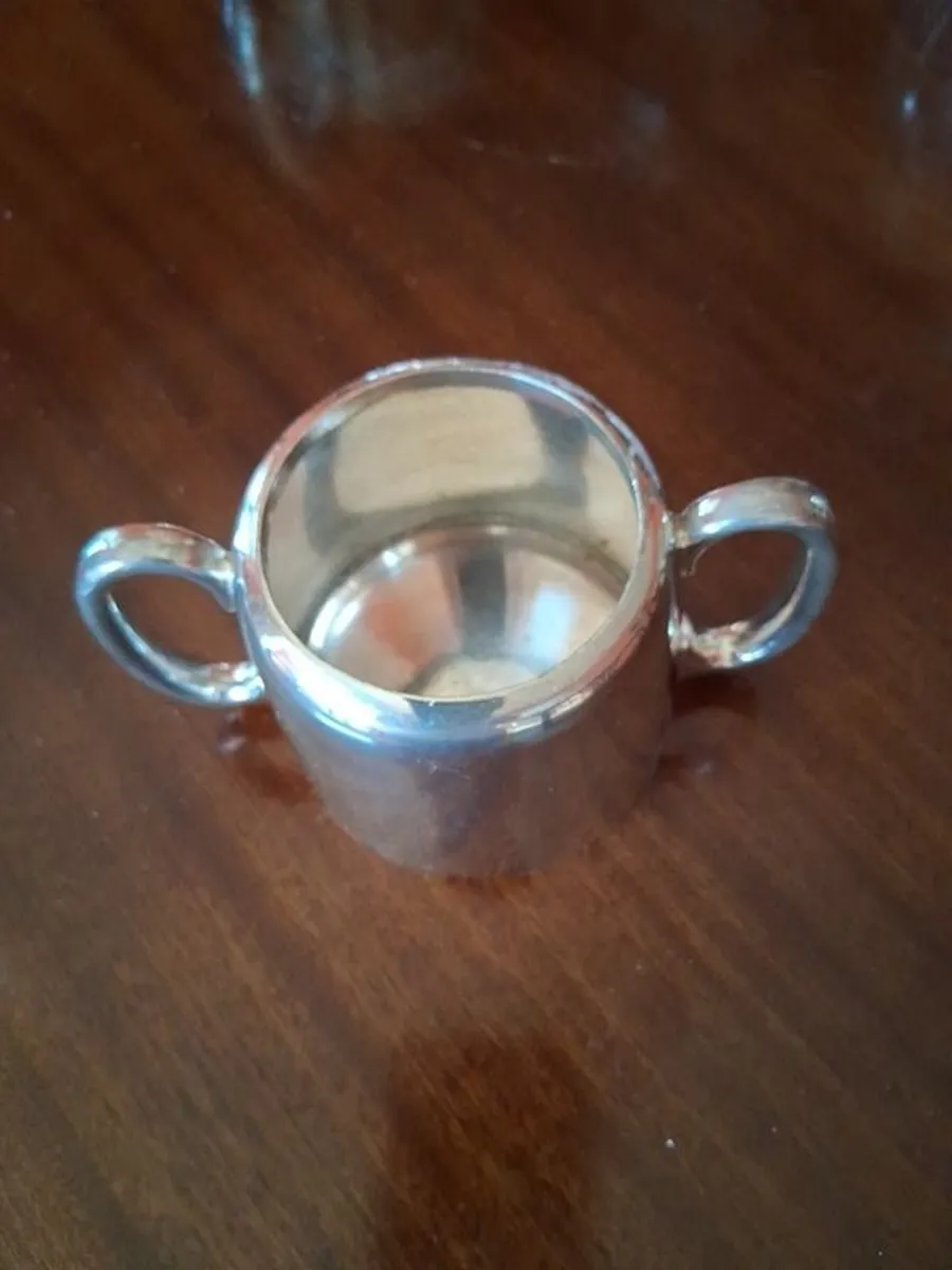 Silver teapot creamer & sugar bowl - Image 4