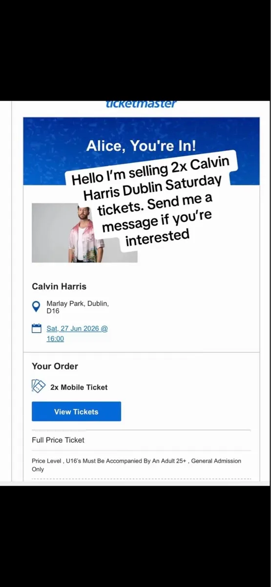 Calvin Harris tickets