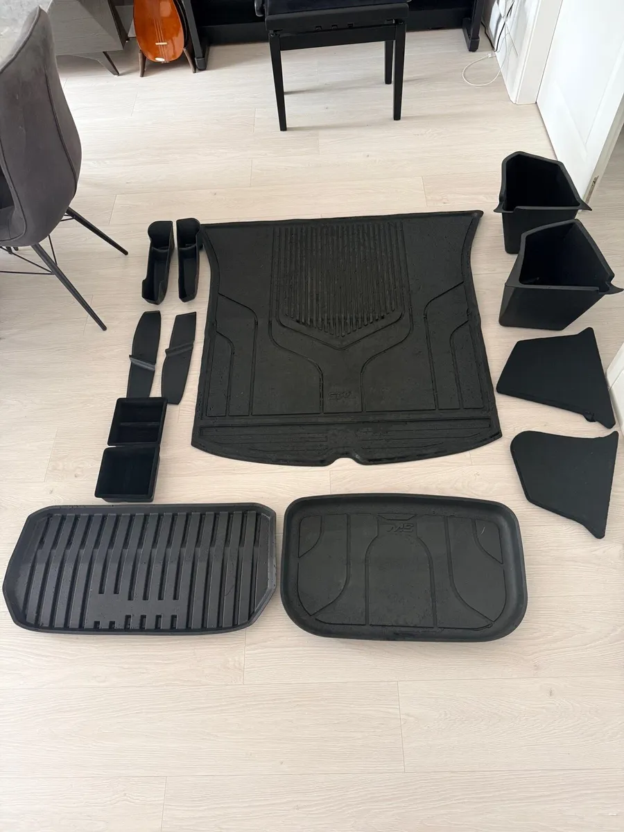 Tesla Model Y boot liner, interior full set - Image 1