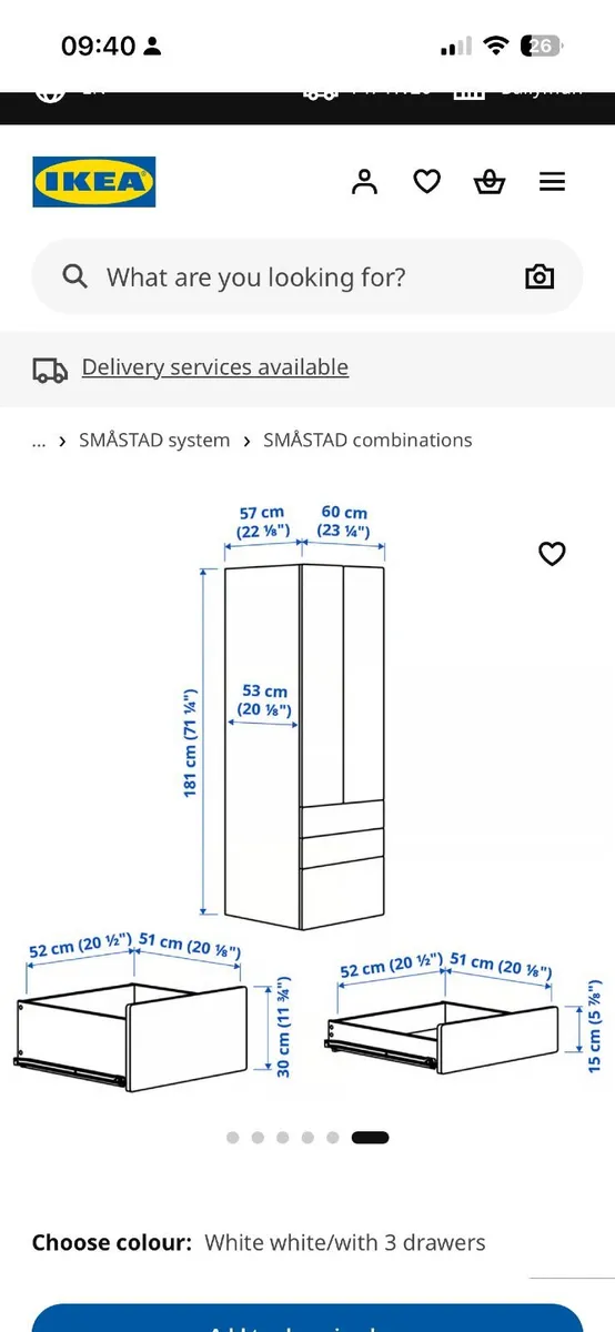 Ikea Colourful Kids Wardrobe - Image 2
