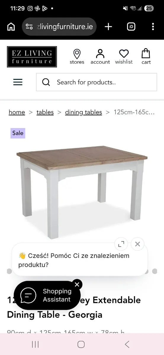 Dining table eliving extenable - Image 4