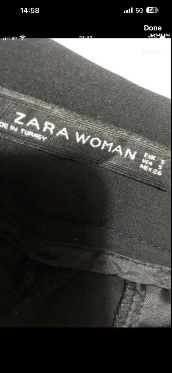 Ladies Zara shorts size s €5 - Image 3