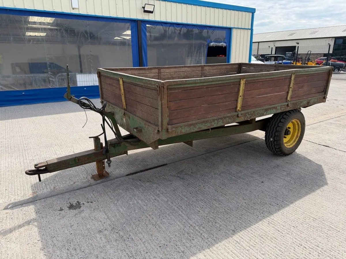 10ft x 6ft SINGLE AXLE DROPSIDE TIPPING TRAILER - Image 3
