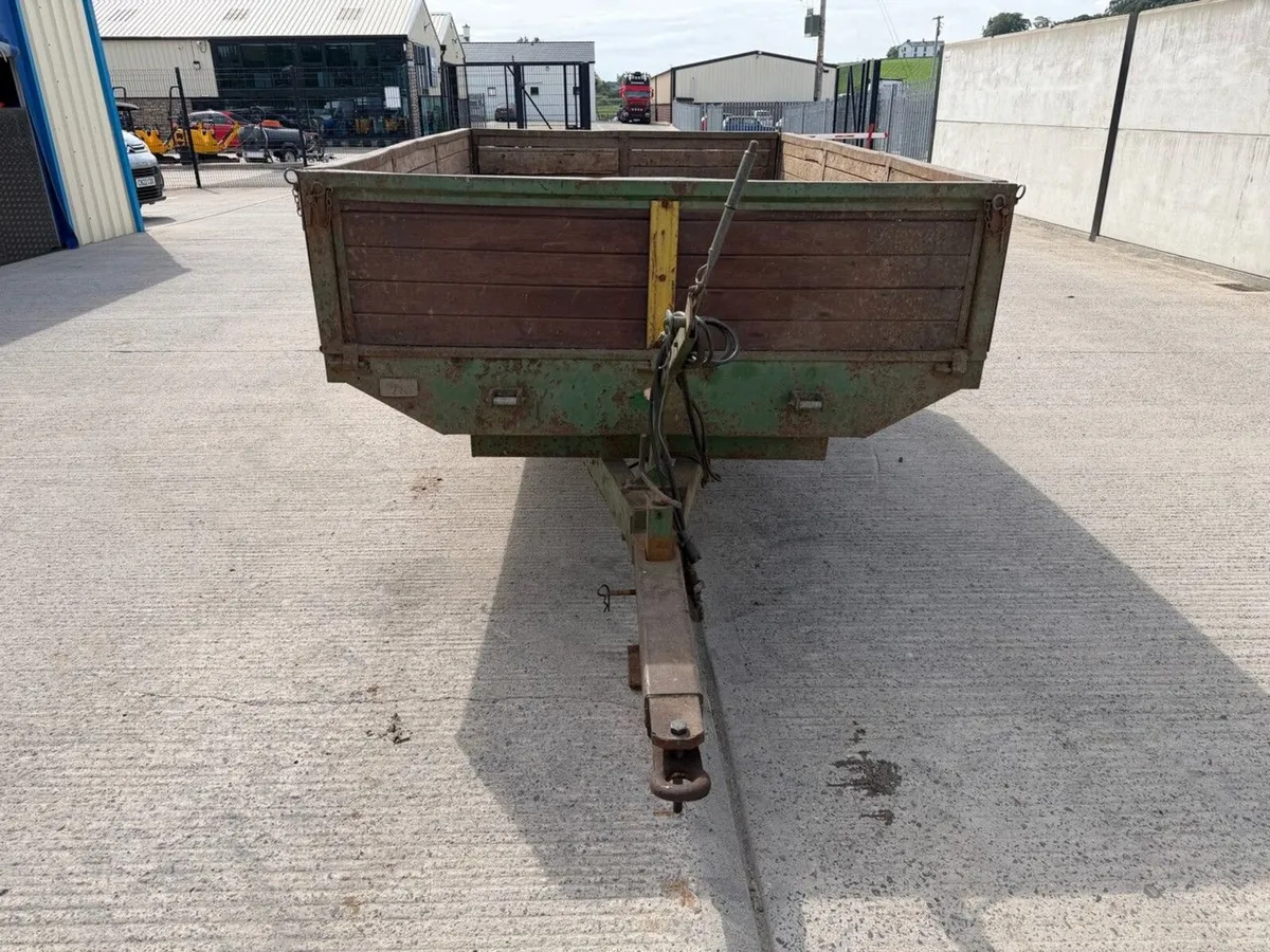 10ft x 6ft SINGLE AXLE DROPSIDE TIPPING TRAILER - Image 4