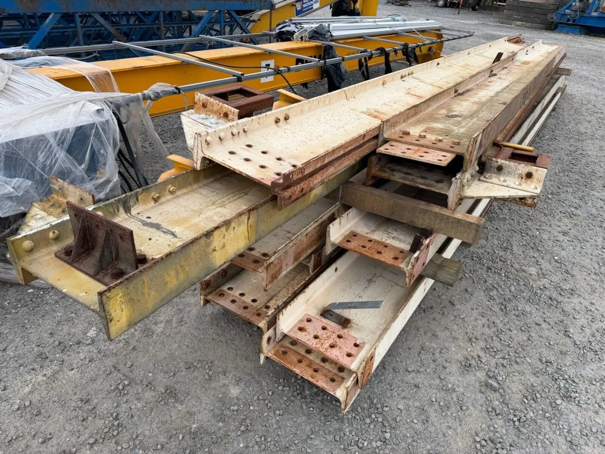 DEMAG EKKE 2 TON OVERHEAD CRANE & RAILS - Image 4
