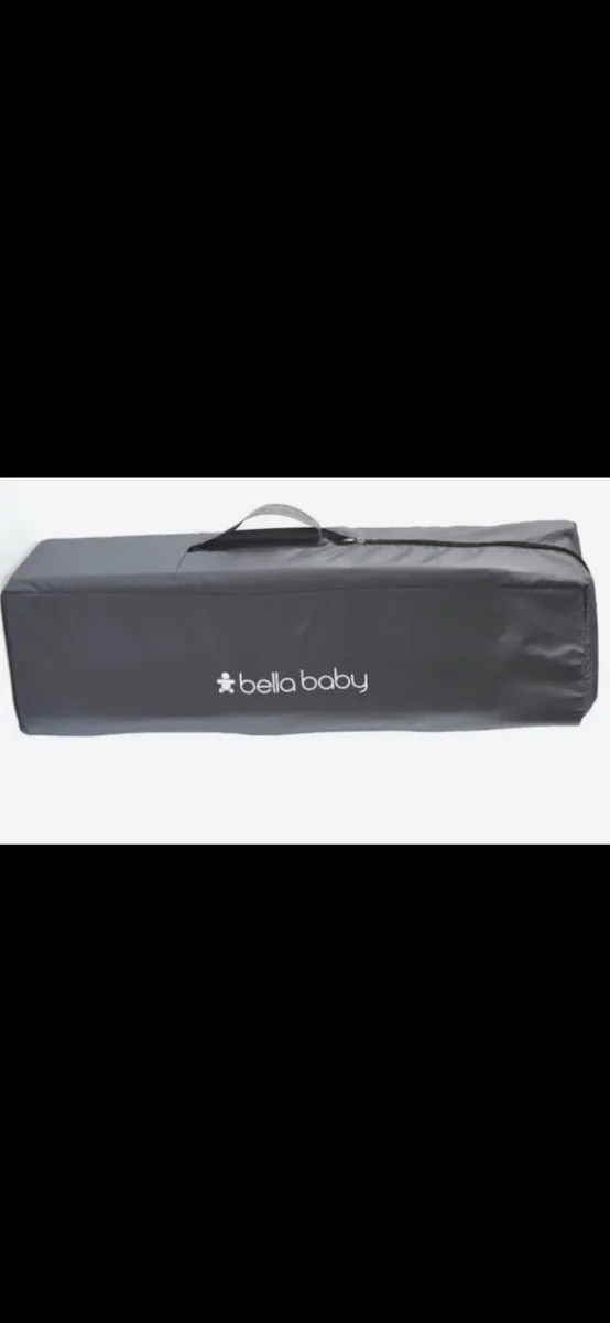 Bella baby Travel cot and mattress - Image 1