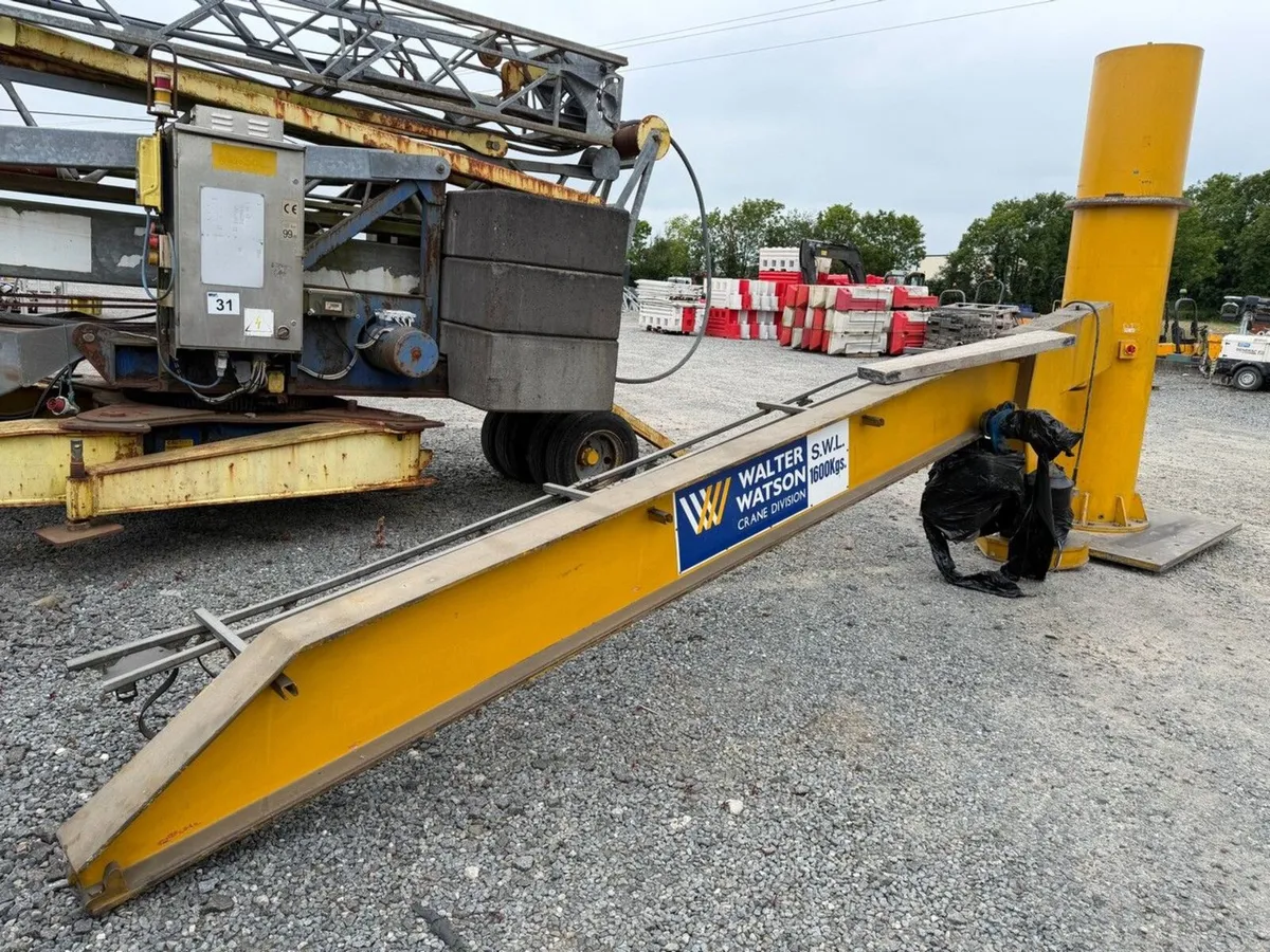 WALTER WATSON 1600KGS SWING CRANE - Image 4