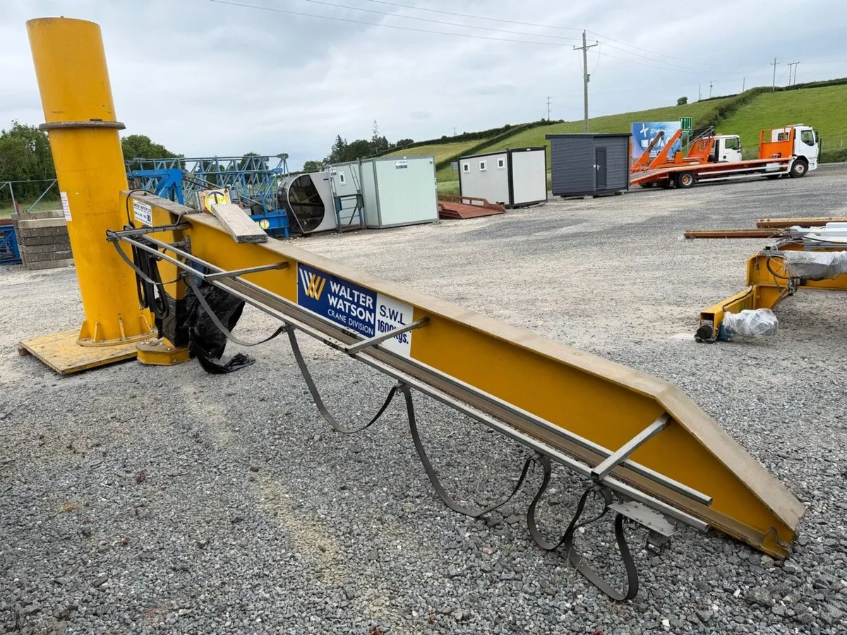 WALTER WATSON 1600KGS SWING CRANE - Image 1