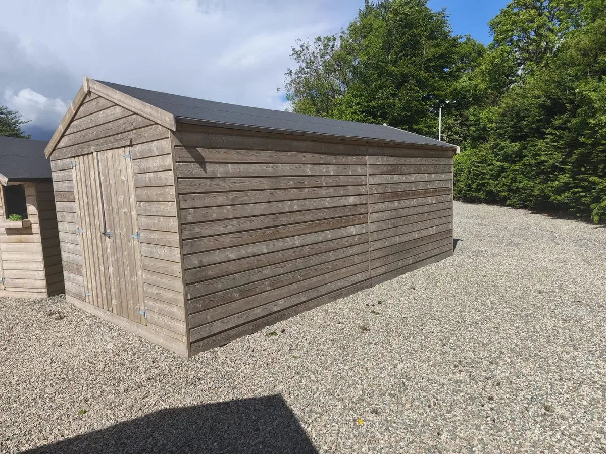20ft x 10ft Delux Pressure Treated Shed - Image 4