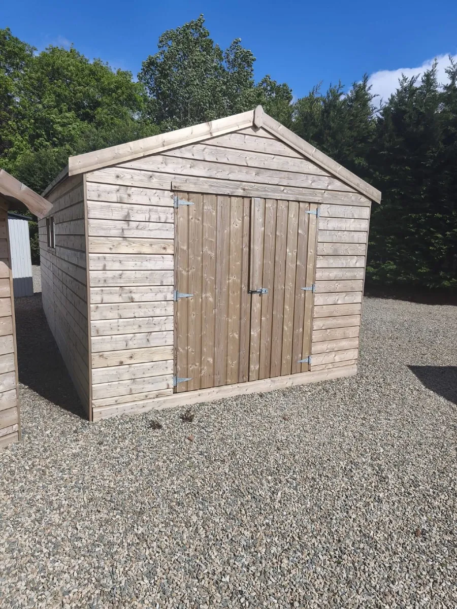 20ft x 10ft Delux Pressure Treated Shed - Image 3