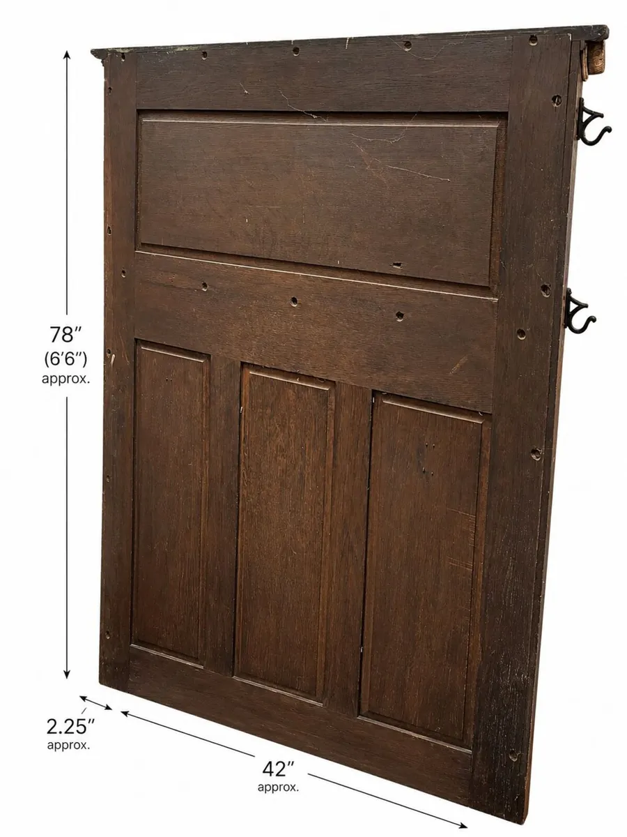 Oak Arts and Crafts Hall Stand-Grafton Street Dub - Image 2
