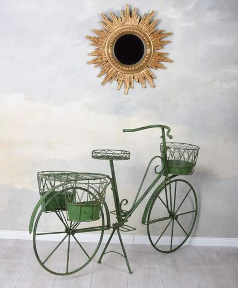 Vintage Bicycle Planter – Rustic Garden Feature wi - Image 3
