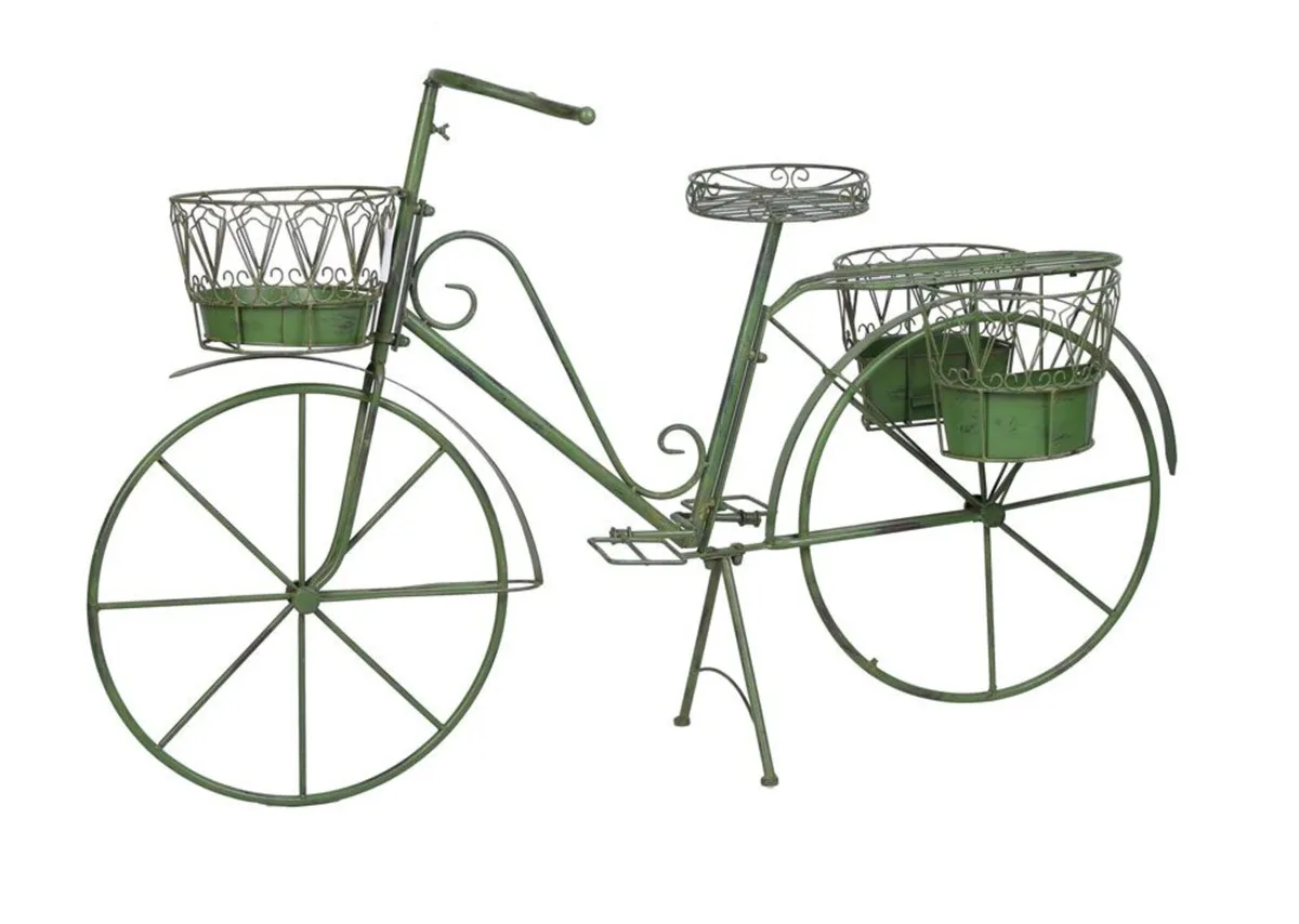Vintage Bicycle Planter – Rustic Garden Feature wi - Image 2