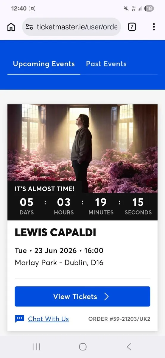 Lewis capaldi vip tickets x 2 - Image 2