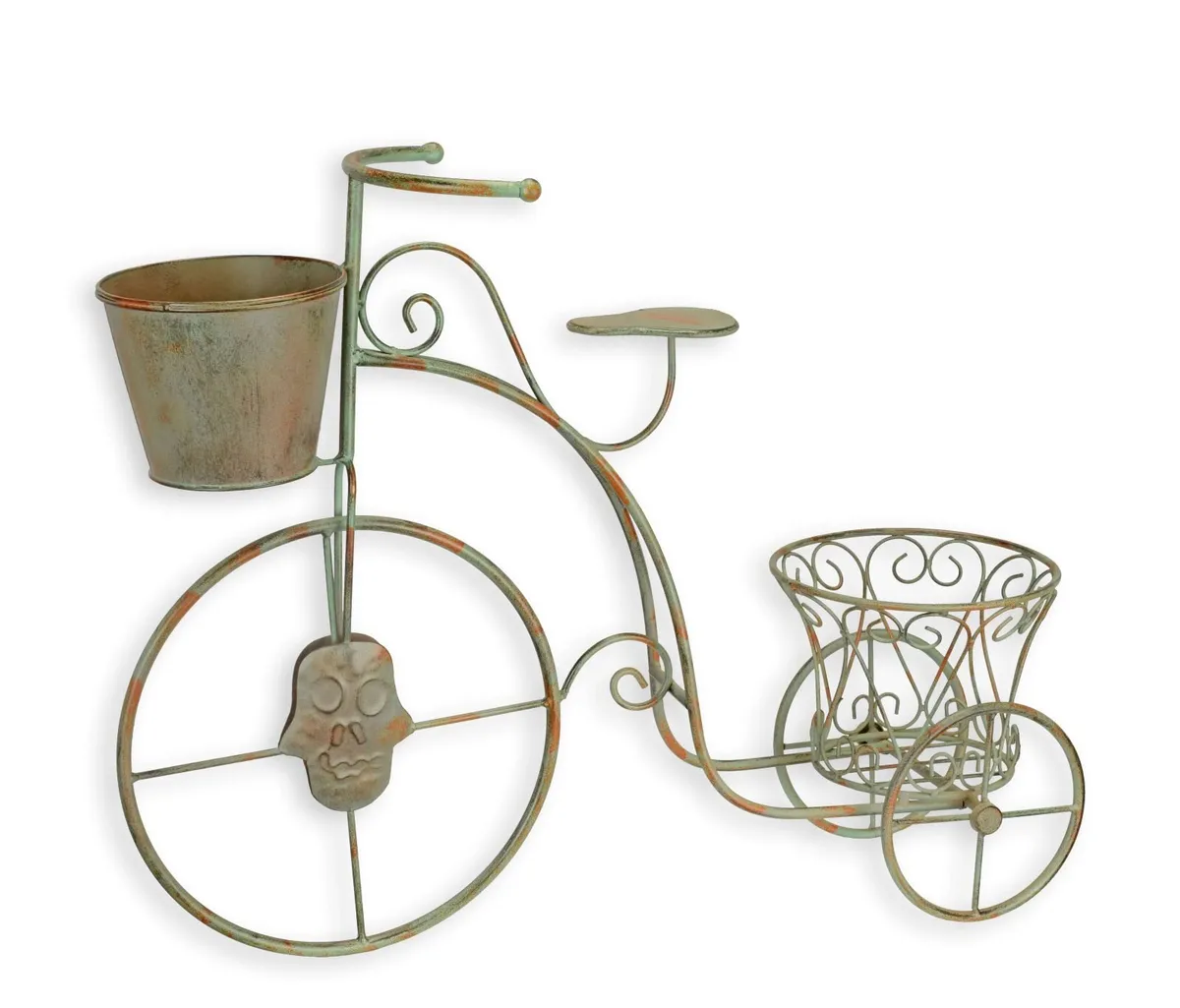 Vintage Bicycle Planter Retro Iron Garden Ornament - Image 2