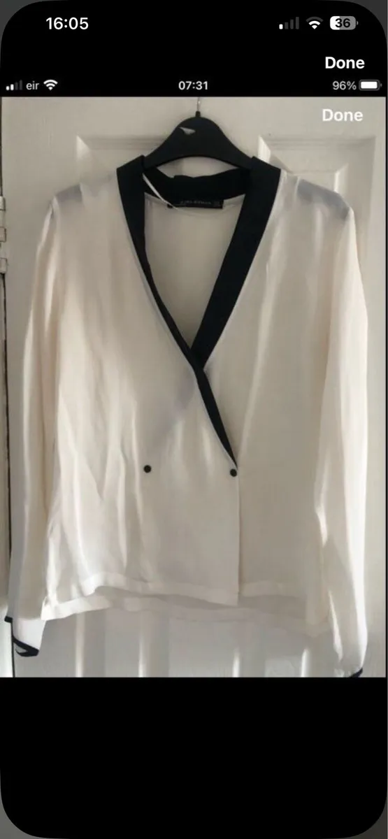 Ladies Zara blouse size S €5 - Image 1