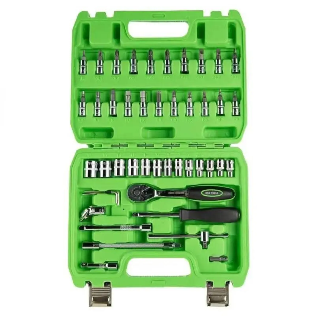 46 Piece 1/4" Drive Metric Socket & Bit Set - Image 2