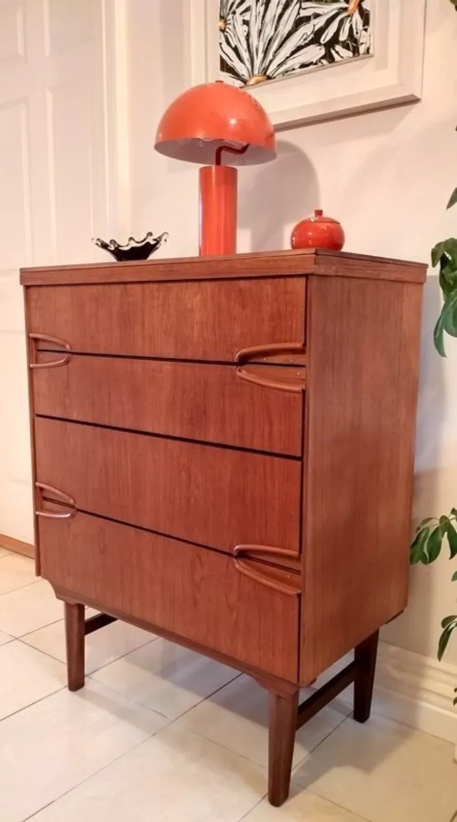 Mid Century Vintage Retro Remploy Chest of Drawers - Image 4