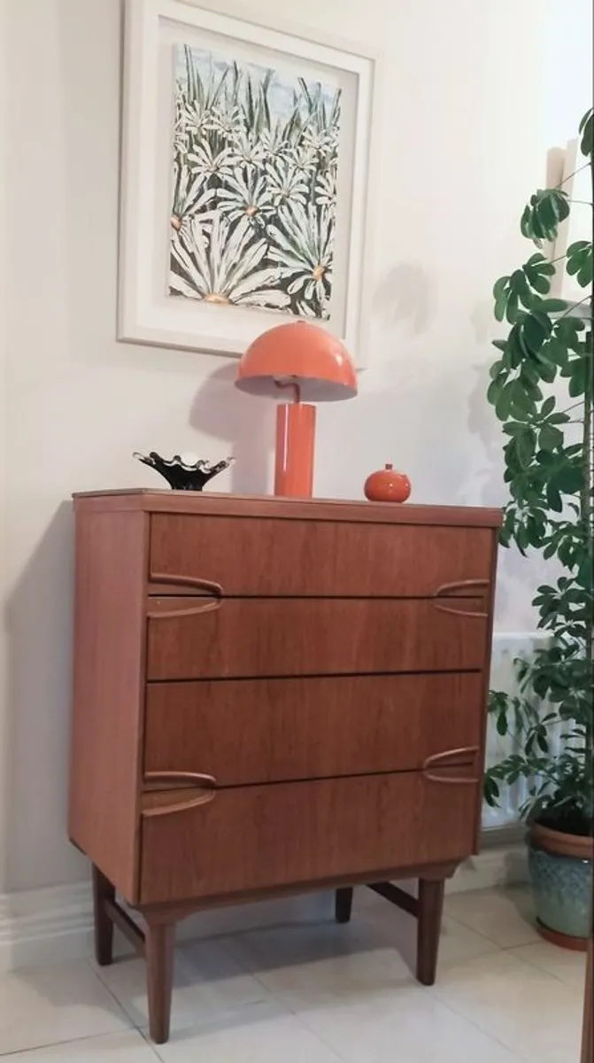 Mid Century Vintage Retro Remploy Chest of Drawers - Image 2