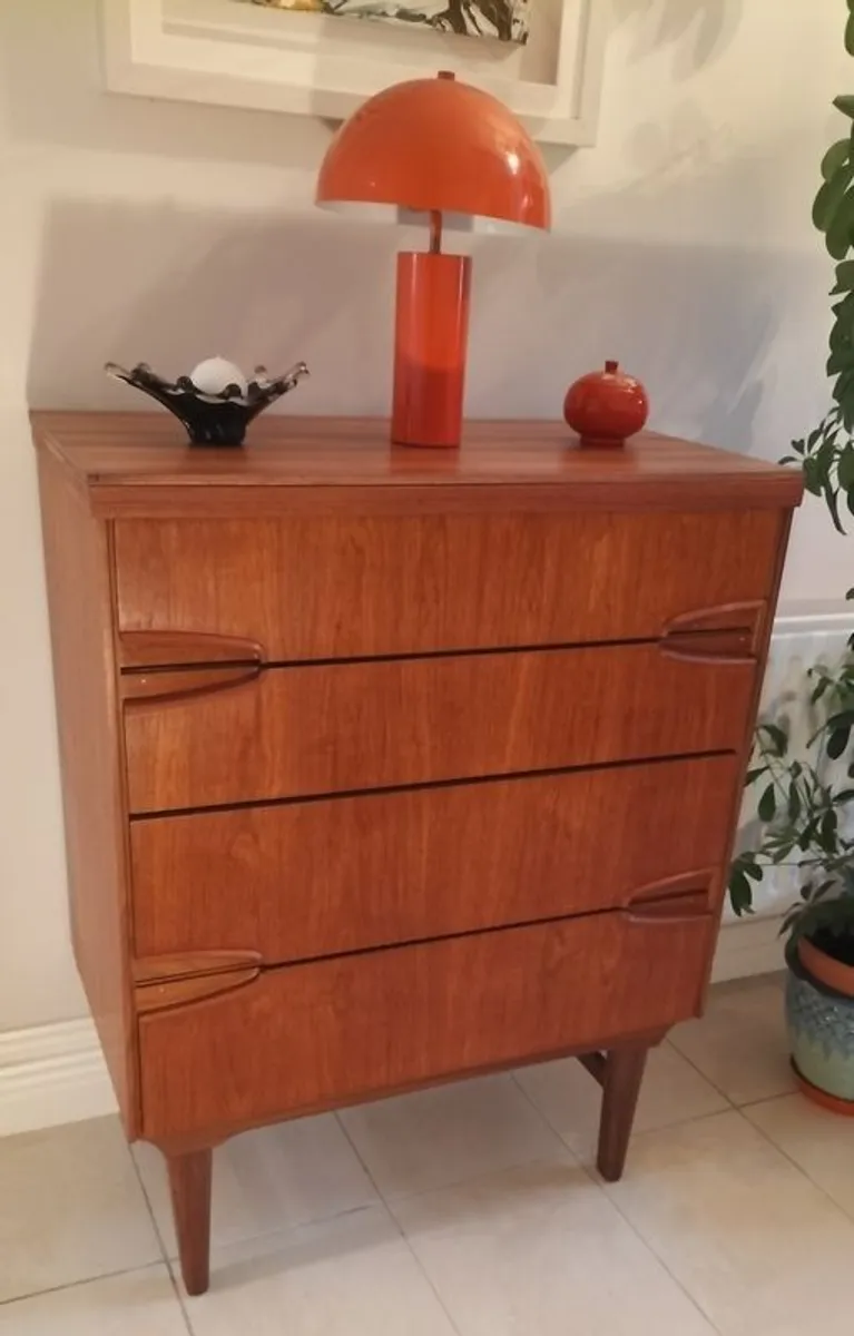 Mid Century Vintage Retro Remploy Chest of Drawers - Image 3