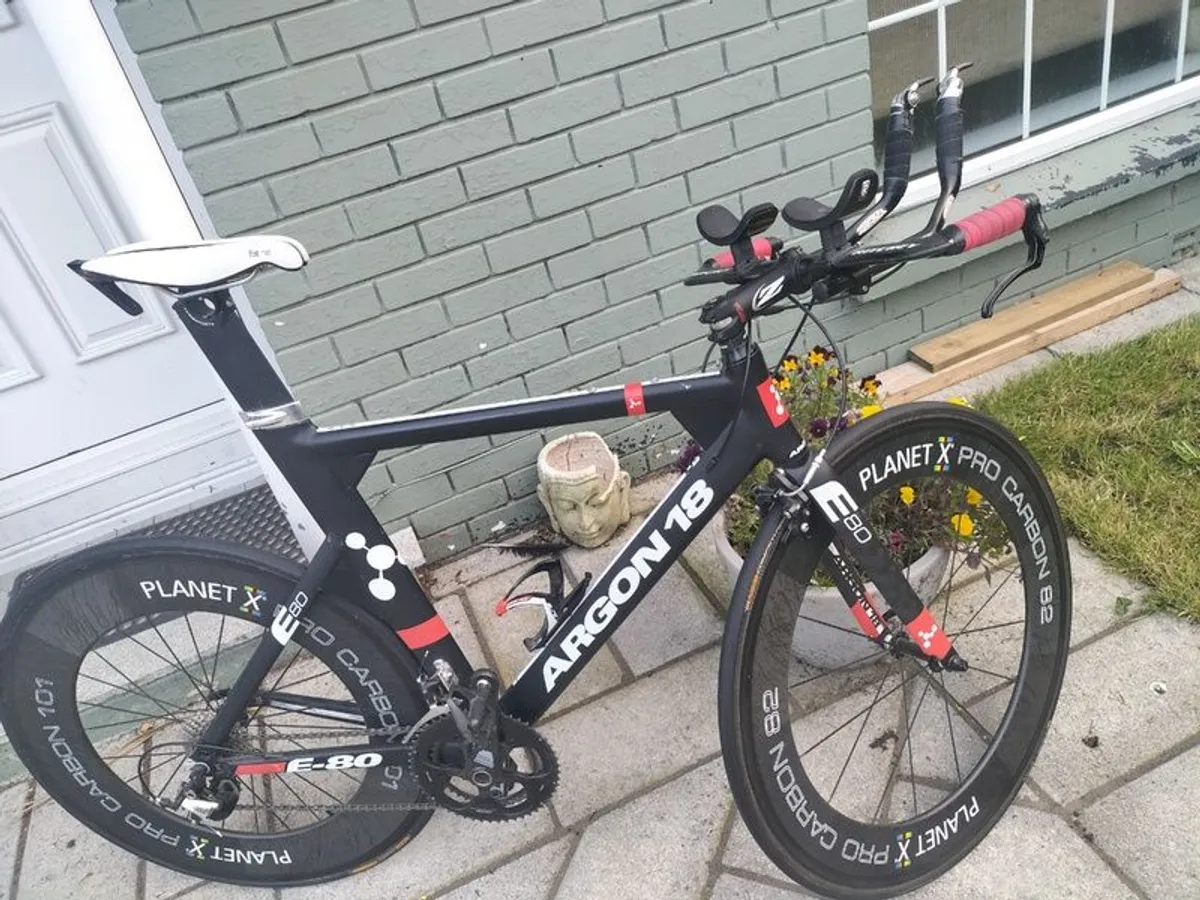 TT Bike Argon 18 E-80 56/58 - Image 1