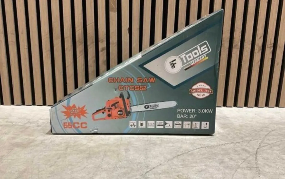 BRAND NEW 55 CC CHAINSAW - Image 2