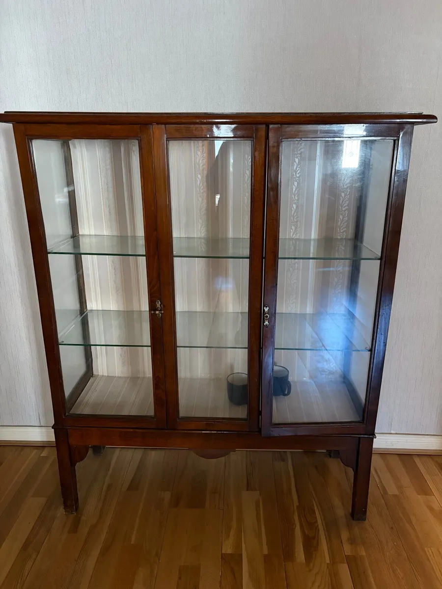 Mahogany Display Cabinet - one of a kind - Image 1