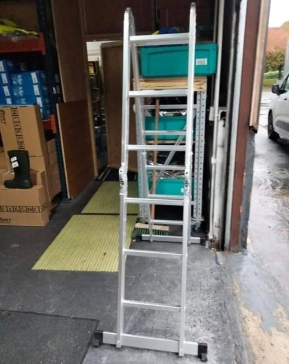 BRAND NEW 12 FT FOLDABLE MULTI PURPOSE LADDER - Image 2