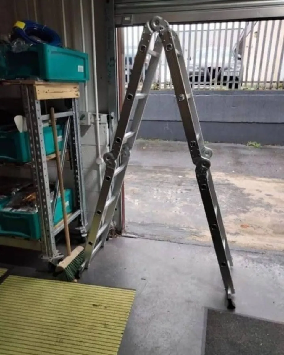 BRAND NEW 12 FT FOLDABLE MULTI PURPOSE LADDER - Image 3