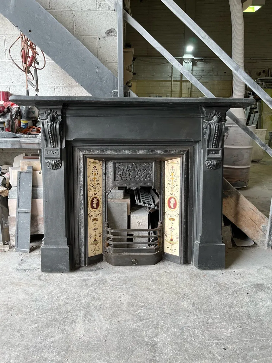 Victorian cast iron fireplace - Image 1