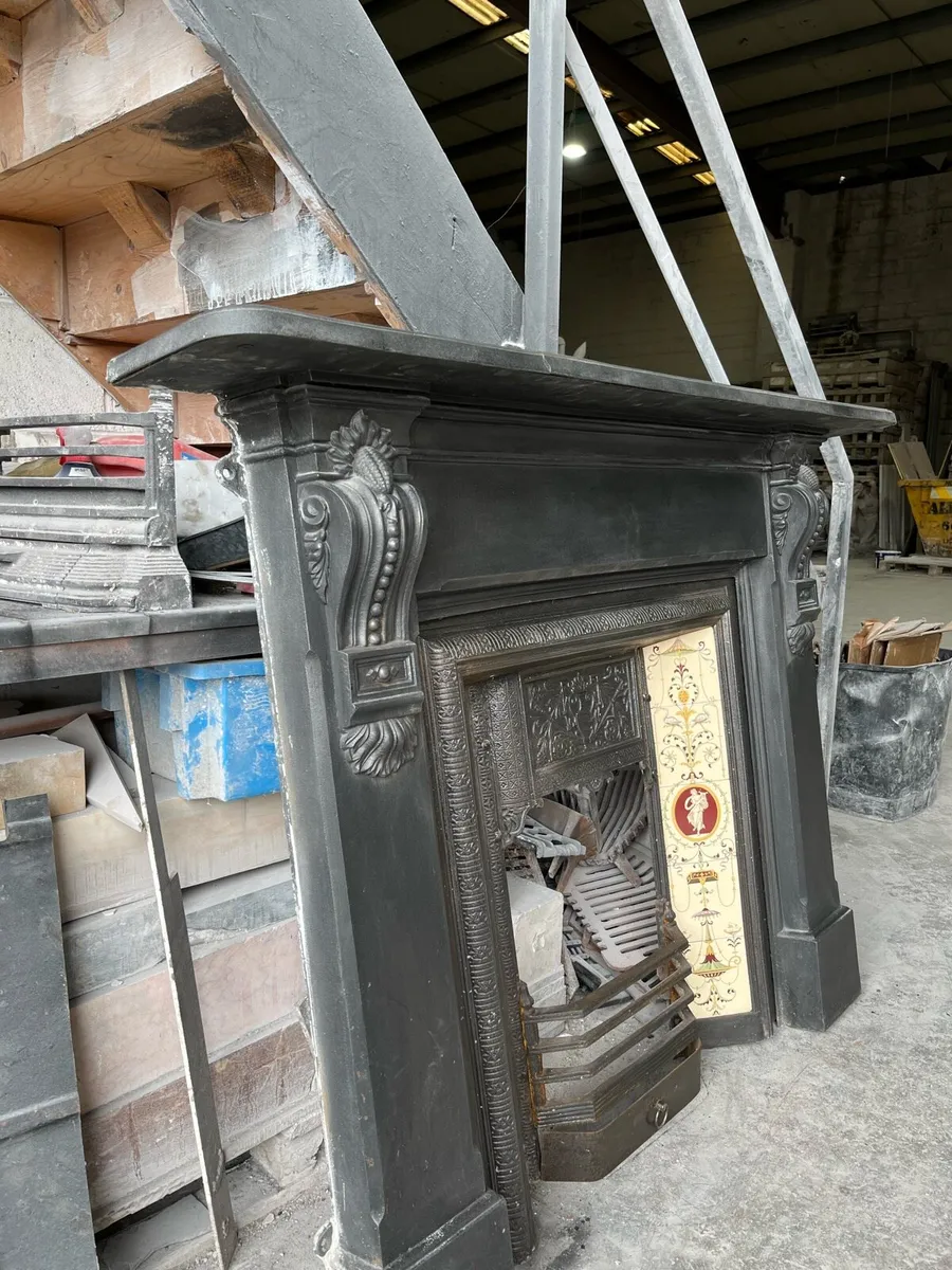 Victorian cast iron fireplace - Image 3