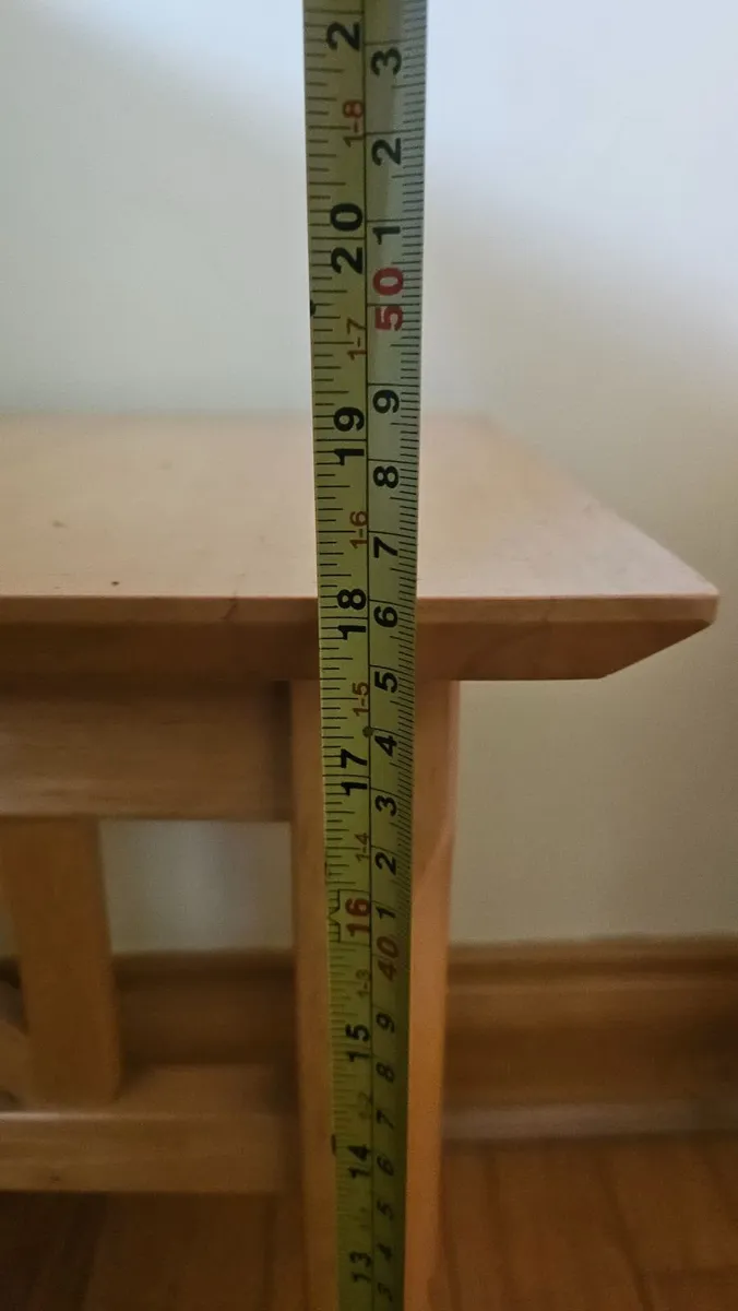 2 Living Room tables, light wood - Image 3
