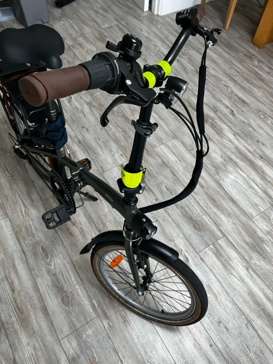 E-Folding Bike-Green Colour- Like brand new - Image 4