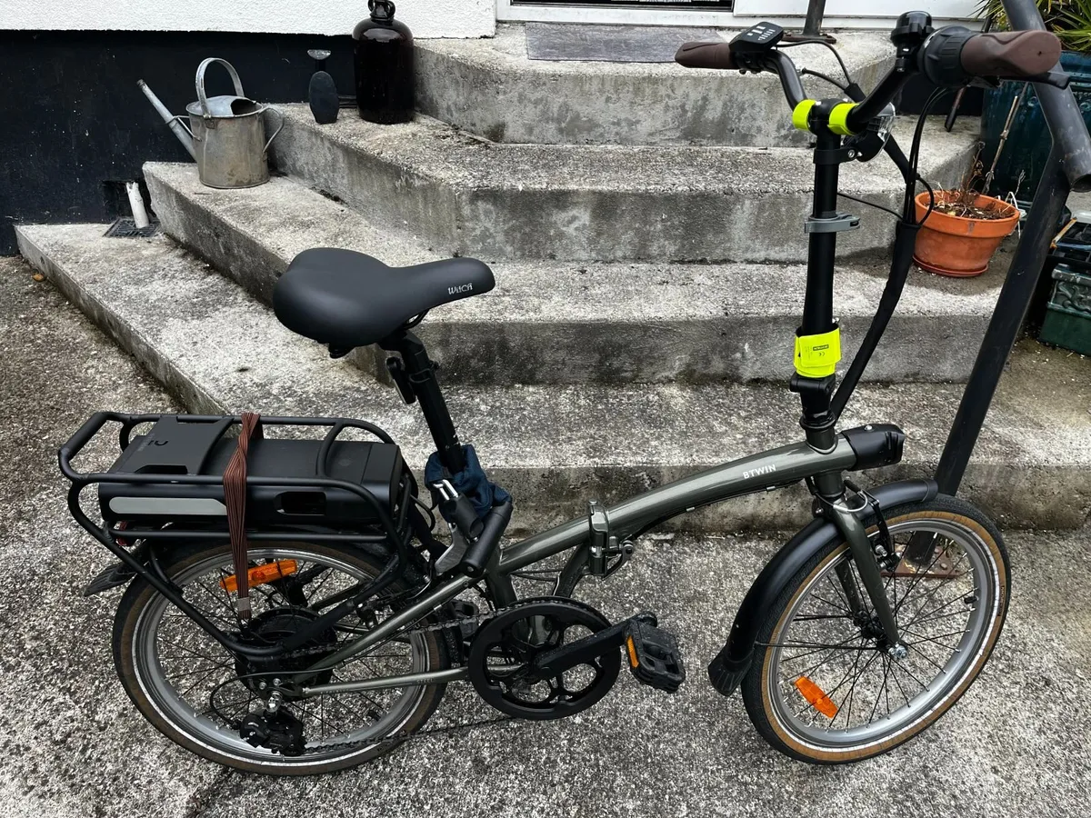 E-Folding Bike-Green Colour- Like brand new - Image 1