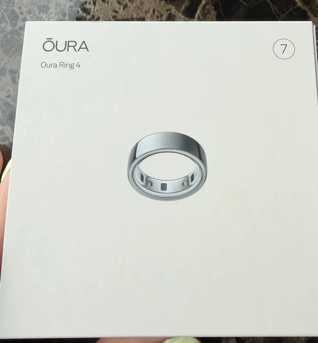 Oura Ring 4 Silver Size 7  Brand New - Image 1