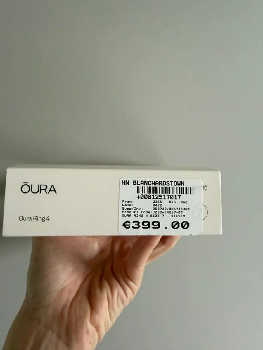 Oura Ring 4 Silver Size 7  Brand New - Image 3