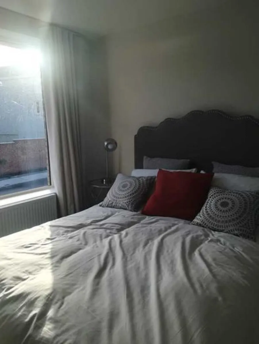 Fabric Bed Frame (King Size) with Headboard - Image 2