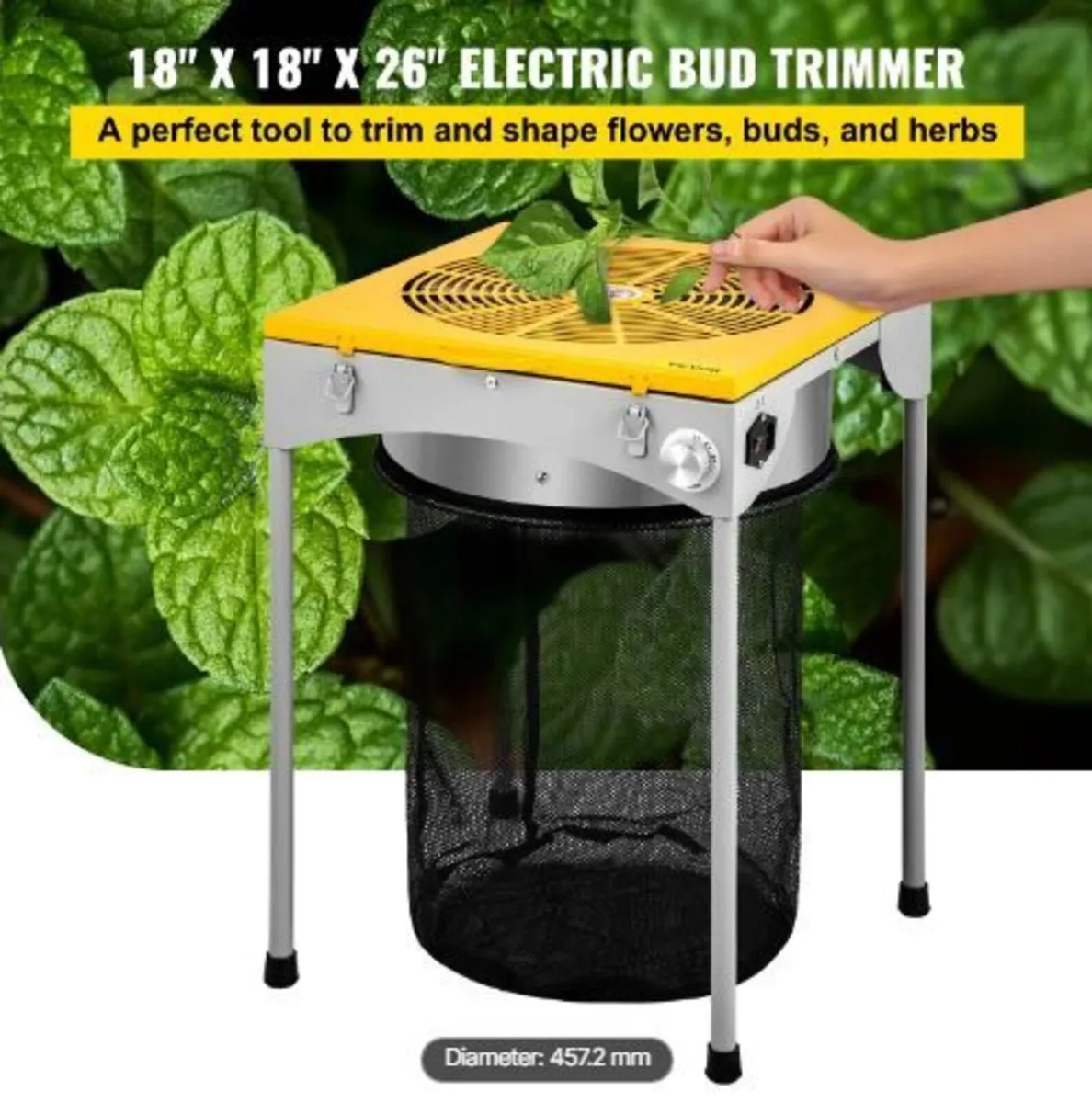 45.7 cm Table Hydroponic 3 Speed Electric - Image 2