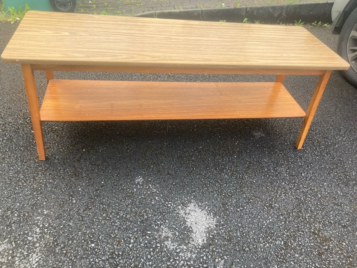 1960s long coffee table - Image 1