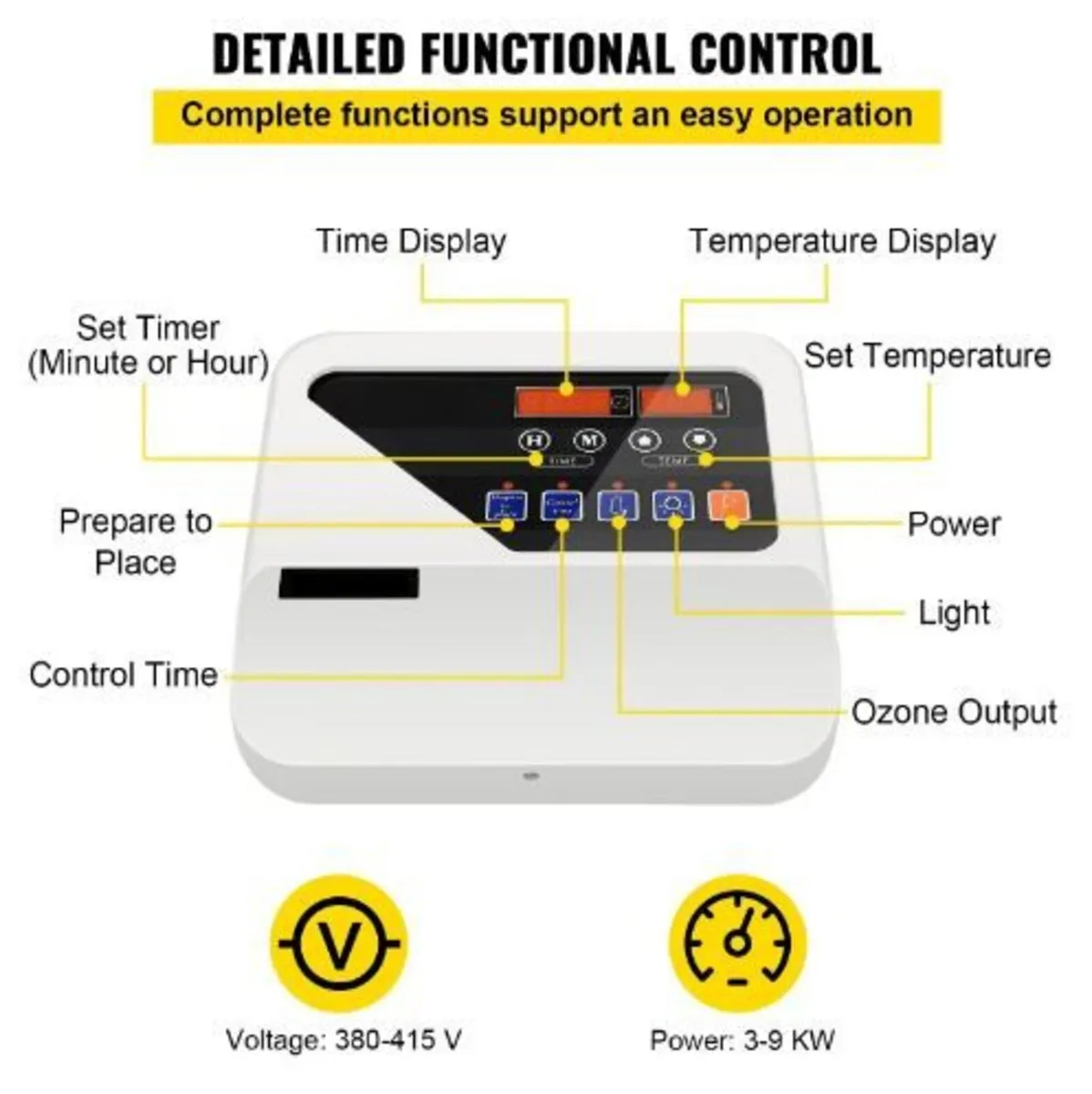 External Sauna Heater Controller for 3KW-9KW - Image 2