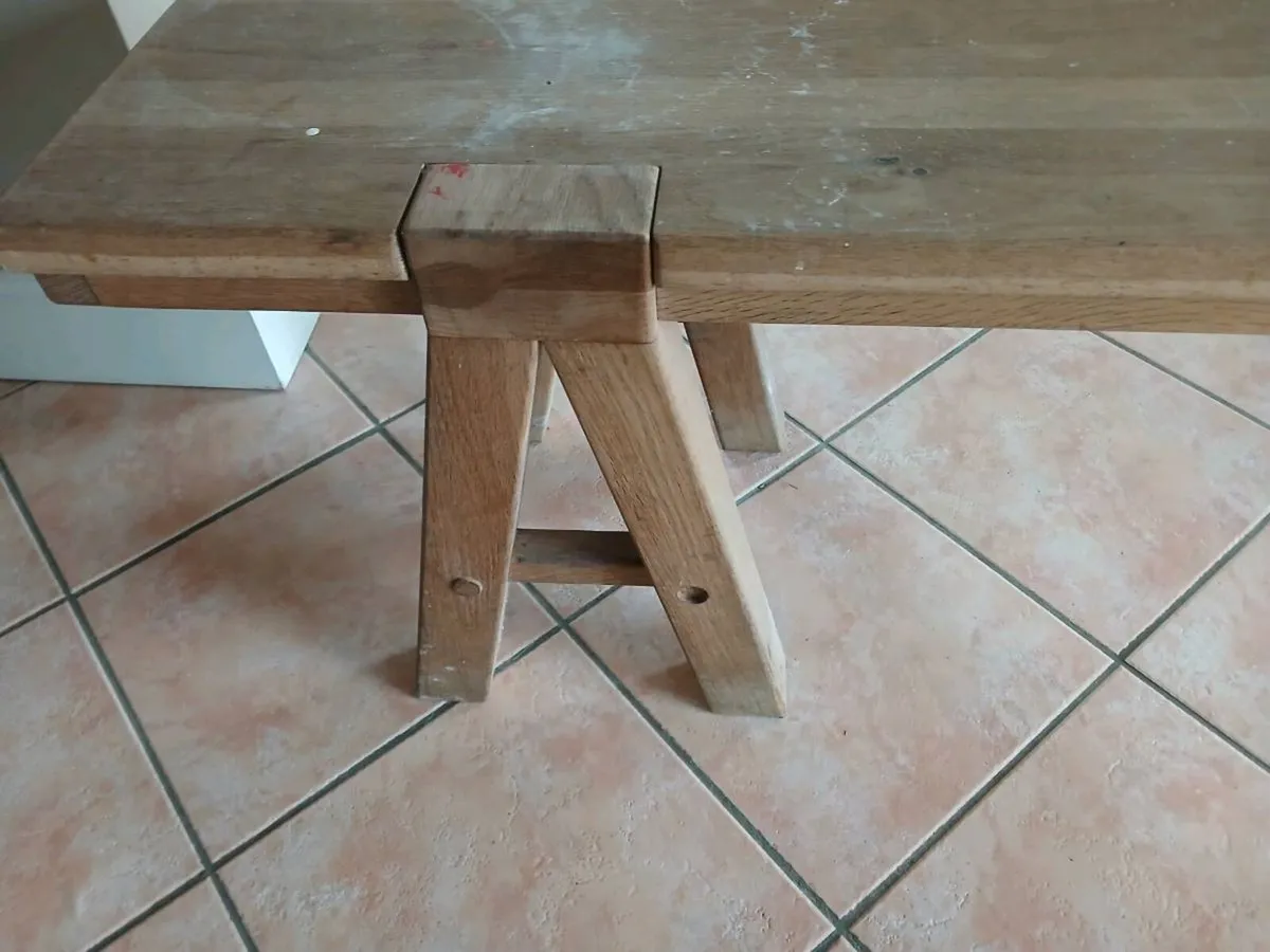 Solid oak bench - Image 4