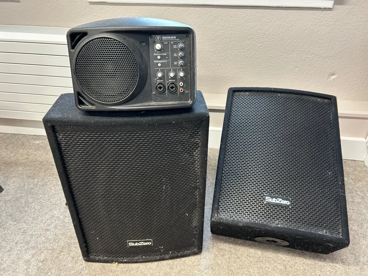 Speakers & portable PA system - Image 1