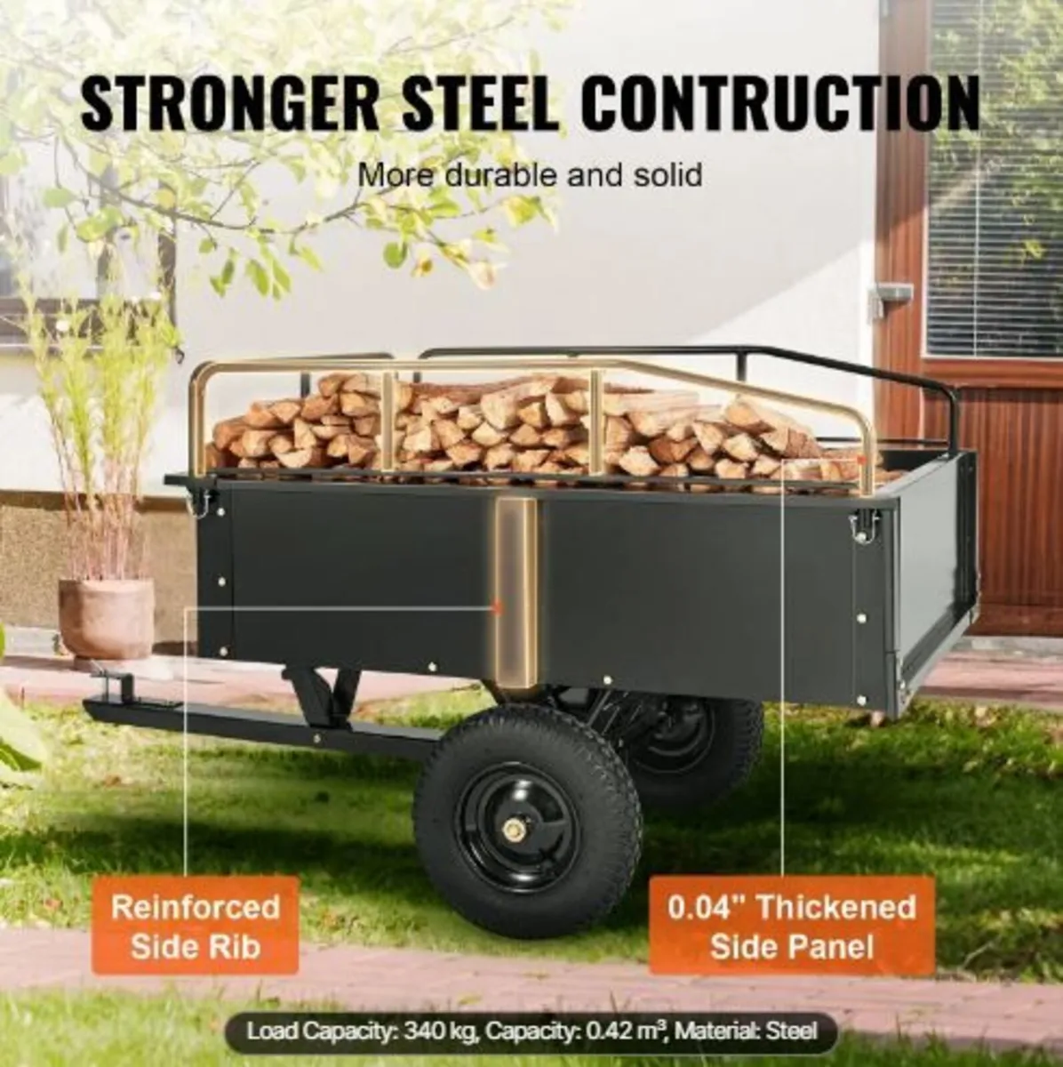 Heavy Duty ATV Trailer Steel - Image 2