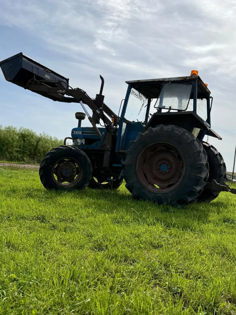 1985 Ford 7610 AP & Tanco Loader (With Bucket) - Image 3