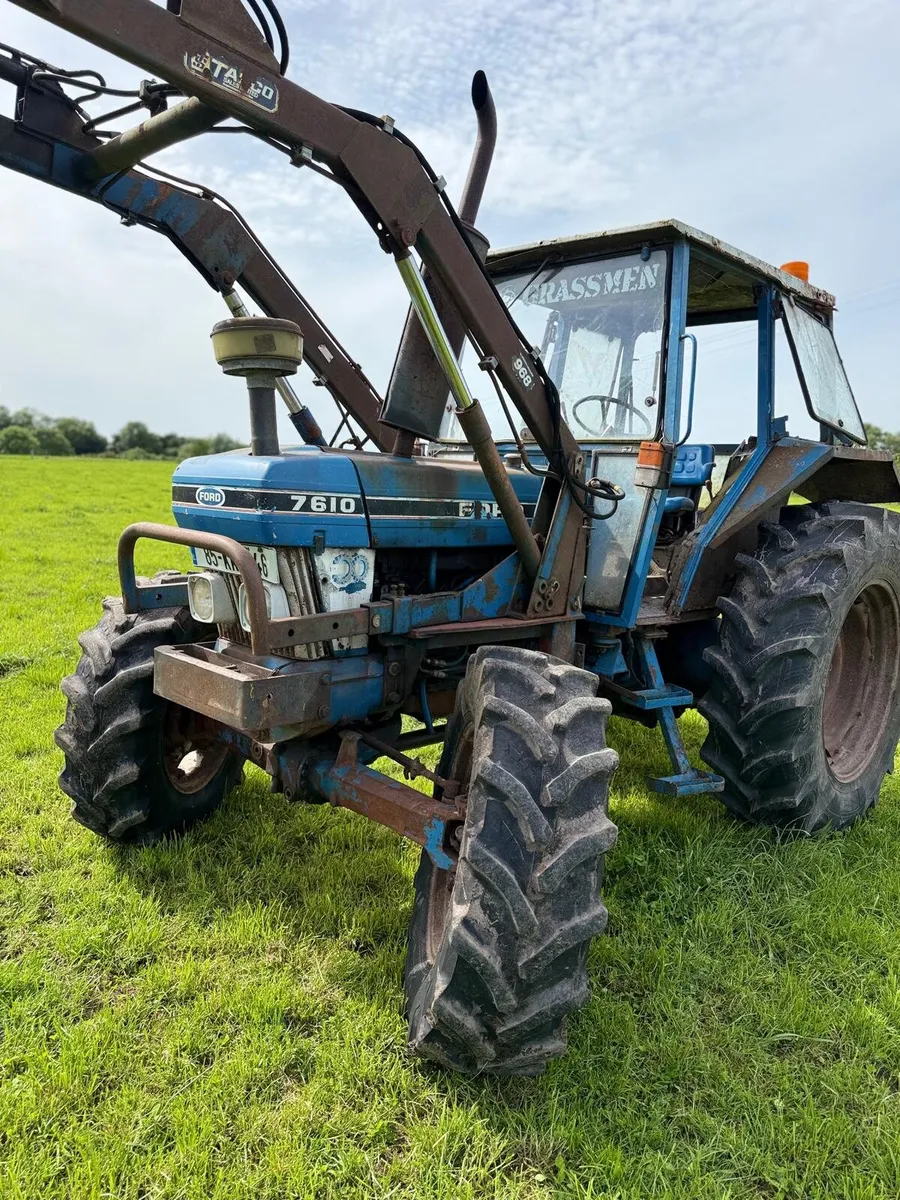 1985 Ford 7610 AP & Tanco Loader (With Bucket) - Image 2