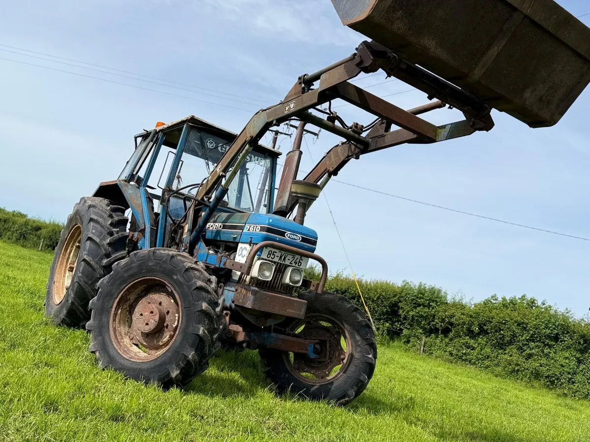 1985 Ford 7610 AP & Tanco Loader (With Bucket) - Image 1