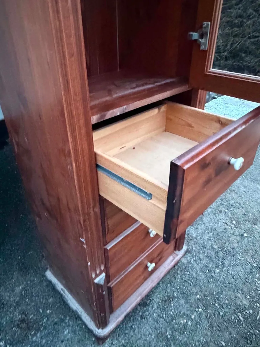 tall narrow cabinet pine wooden €60 - Image 3