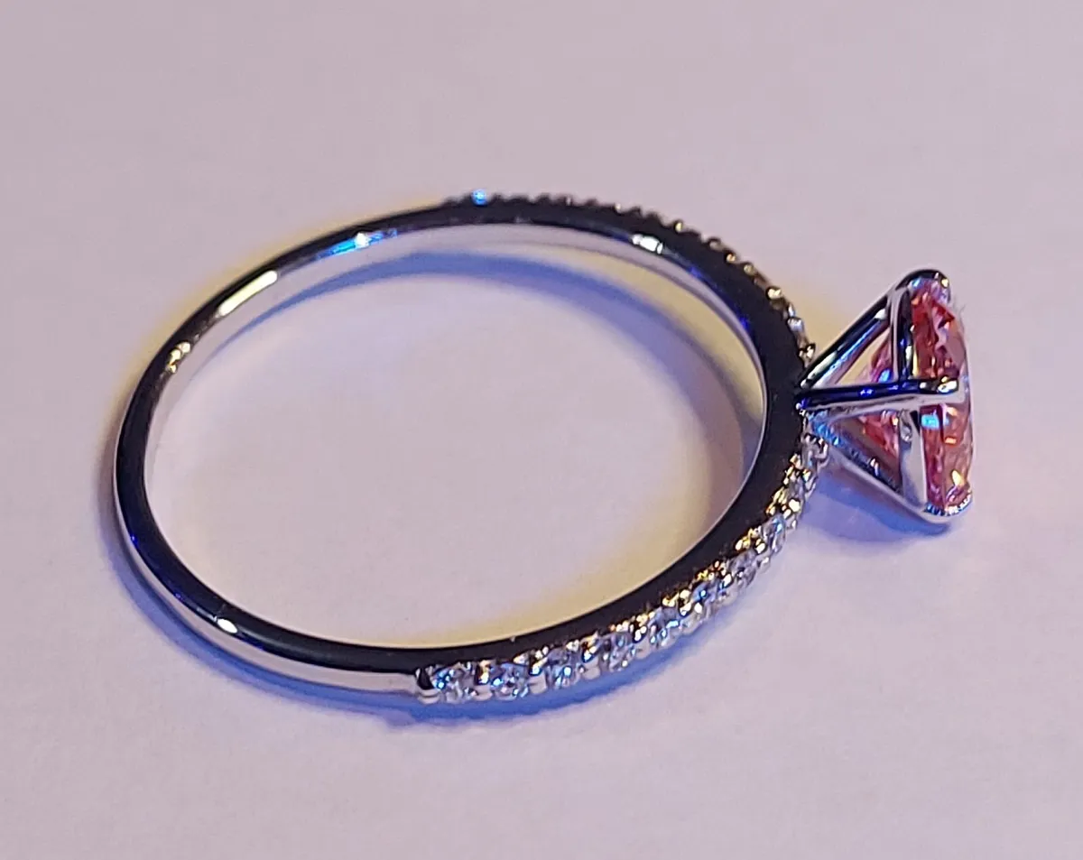 14k Gold ring with 1.03 ct Lab-Grown Diamond IGI - Image 2