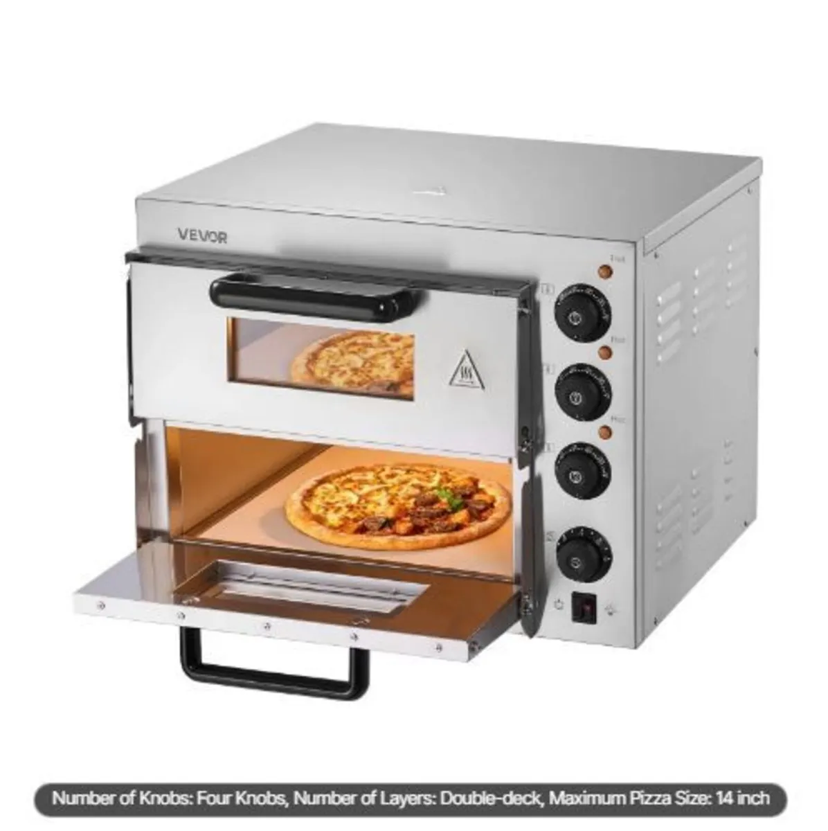Commercial Countertop Pizza Oven Electric Pizza - Image 4